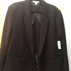 Black Knit Blazer